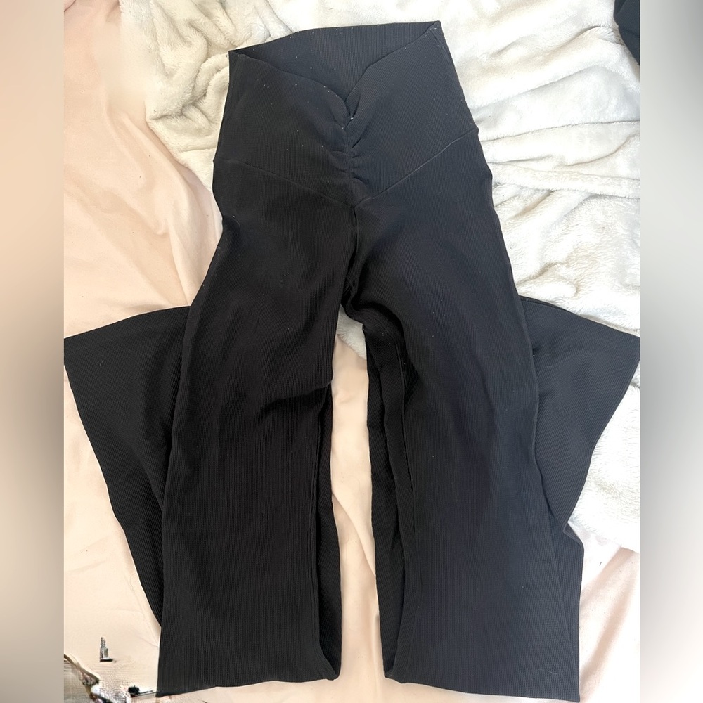 Aerie Waffle Flared Leggings